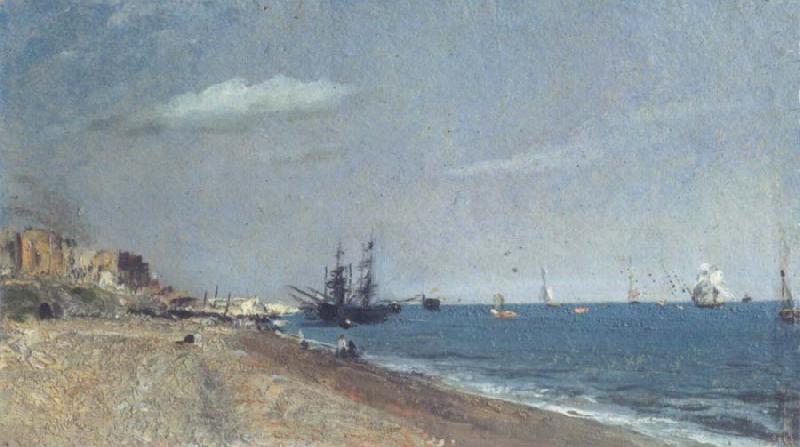 John Constable Brighton Beach,with colliers France oil painting art